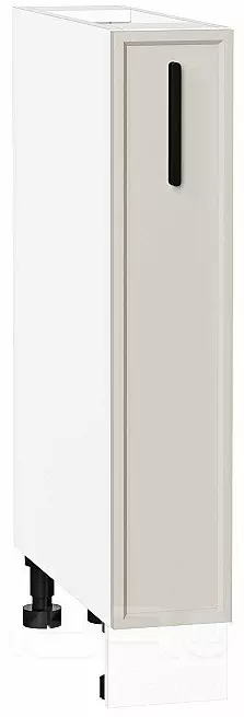 Шкаф нижний бутылочница Фрейм Cream Silk Белый 816*150*484