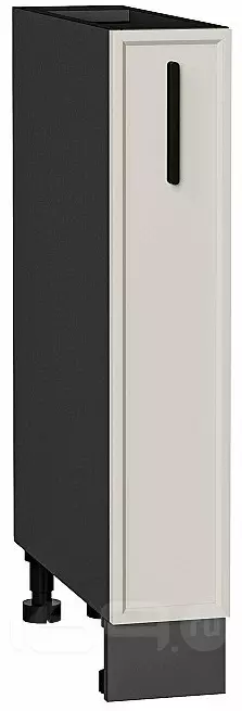 Шкаф нижний бутылочница Фрейм Cream Silk Graphite 816*150*484