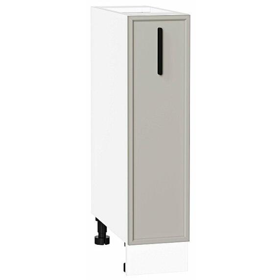 Шкаф нижний бутылочница Фрейм Grey Silk Белый 816*200*484