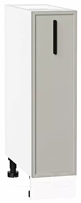 Шкаф нижний бутылочница Фрейм Grey Silk Белый 816*200*484