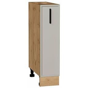 Шкаф нижний бутылочница Фрейм Grey Silk Дуб Вотан 816*200*484