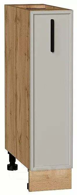 Шкаф нижний бутылочница Фрейм Grey Silk Дуб Вотан 816*200*484