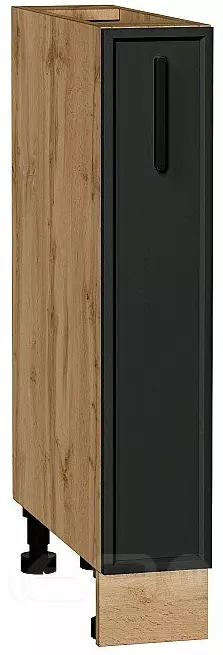 Шкаф нижний бутылочница Фрейм Stormy Silk Дуб Вотан 816*150*484