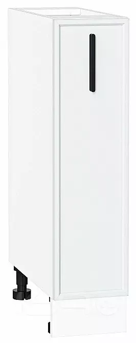Шкаф нижний бутылочница Фрейм White Silk Белый 816*200*484