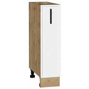 Шкаф нижний бутылочница Фрейм White Silk Дуб Вотан 816*200*484