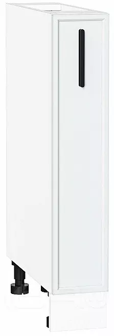 Шкаф нижний бутылочница Фрейм White Silk/Белый 816*150*484