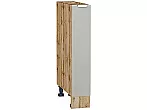 Шкаф нижний бутылочница Фьюжн Silky Light Grey Дуб Вотан 816*150*480