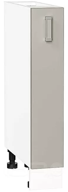 Шкаф нижний бутылочница Лофт Grey Silk/Белый 816*150*480