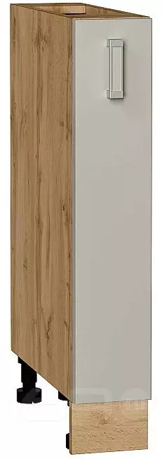 Шкаф нижний бутылочница Лофт Grey Silk/Дуб Вотан 816*150*480