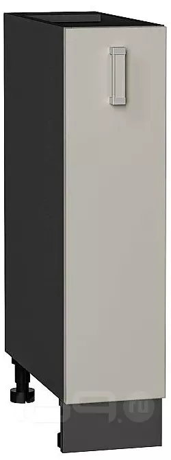 Шкаф нижний бутылочница Лофт Grey Silk/Graphite 816*200*480