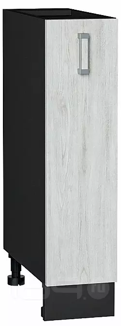 Шкаф нижний бутылочница Лофт Nordic Oak/Graphite 816*200*480