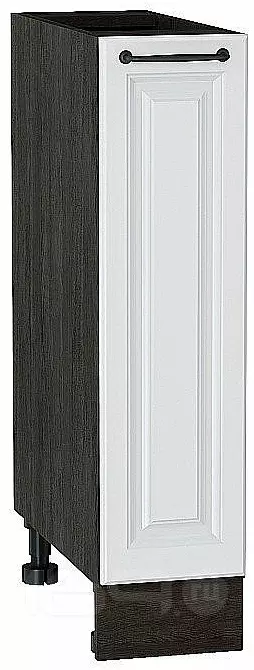 Шкаф нижний бутылочница Ницца Blanco/Graphite 816*200*478