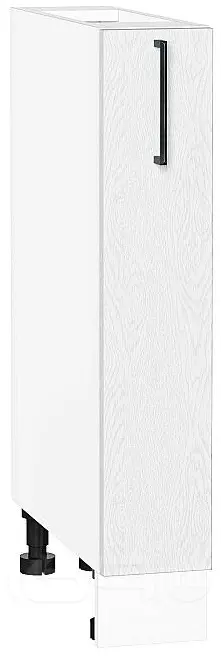 Шкаф нижний бутылочница Сканди White Silkwood/Белый 816*150*480