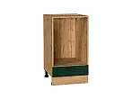 Шкаф нижний под духовку Дублин Special Green/Дуб Вотан 816*450*474