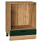 Шкаф нижний под духовку Дублин Special Green/Дуб Вотан 816*600*474 Шкаф нижний под духовку Дублин Special Green/Дуб Вотан 816*600*474