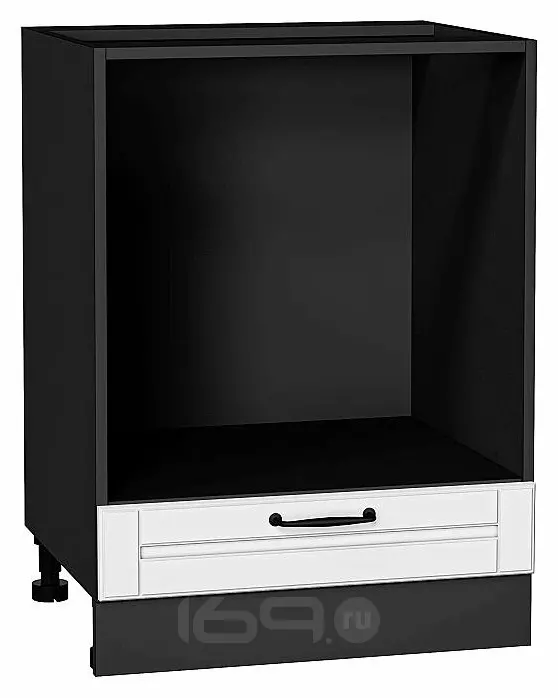 Шкаф нижний под духовку Дублин Special White/Graphite 816*600*474