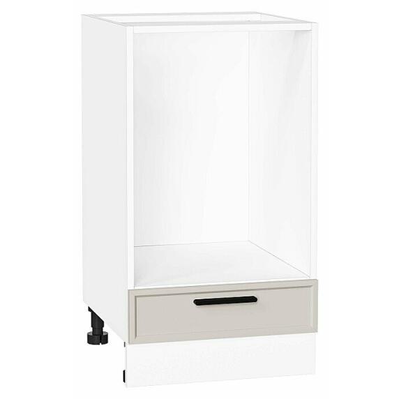 Шкаф нижний под духовку Фрейм Cream Silk Белый 816*450*480
