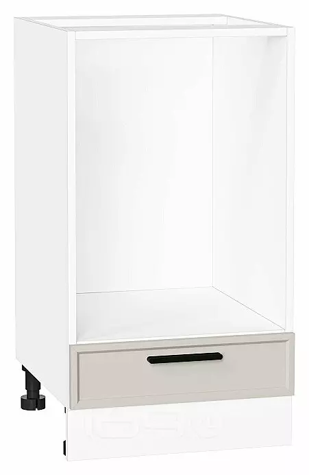 Шкаф нижний под духовку Фрейм Cream Silk Белый 816*450*480