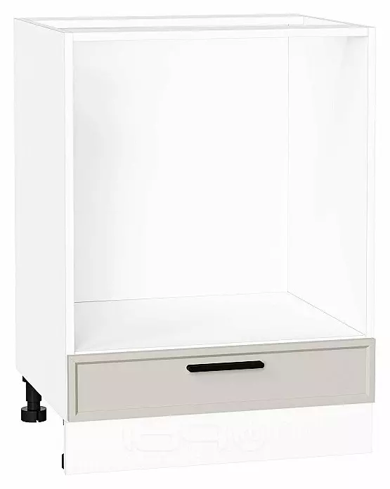Шкаф нижний под духовку Фрейм Cream Silk Белый 816*600*480