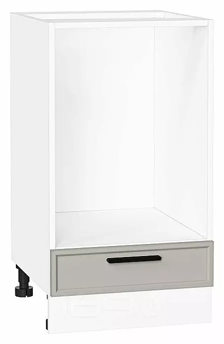 Шкаф нижний под духовку Фрейм Grey Silk Белый 816*450*480