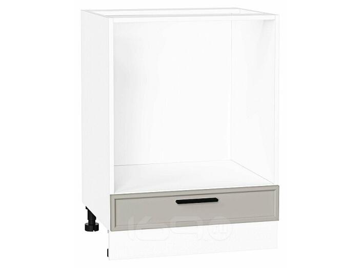 Шкаф нижний под духовку Фрейм Grey Silk Белый 816*600*480