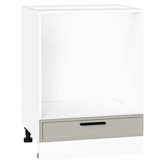 Шкаф нижний под духовку Фрейм Grey Silk Белый 816*600*480