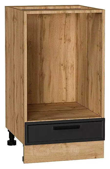 Шкаф нижний под духовку Фрейм Stormy Silk Дуб Вотан 816*450*480