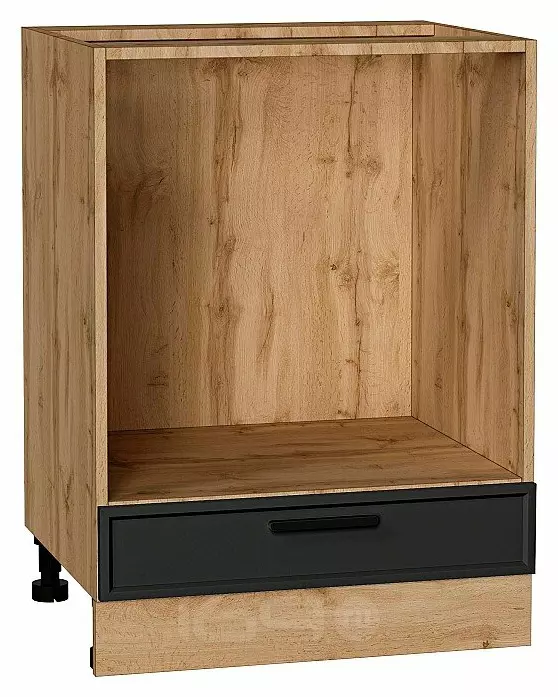 Шкаф нижний под духовку Фрейм Stormy Silk Дуб Вотан 816*600*480
