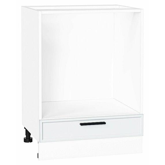 Шкаф нижний под духовку Фрейм White Silk Белый 816*600*480