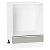 Шкаф нижний под духовку Фьюжн Silky Light Grey Белый 816*600*476