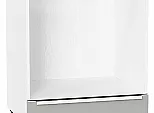 Шкаф нижний под духовку Фьюжн Silky Light Grey Белый 816*600*476