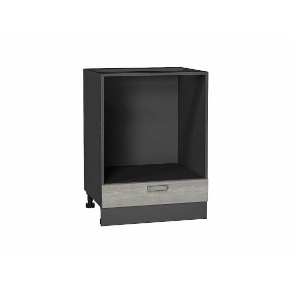 Шкаф нижний под духовку Лофт Cappuccino Veralinga/Graphite 816*600*476