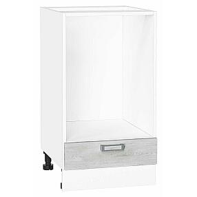 Шкаф нижний под духовку Лофт Nordic Oak/Белый 816*450*476