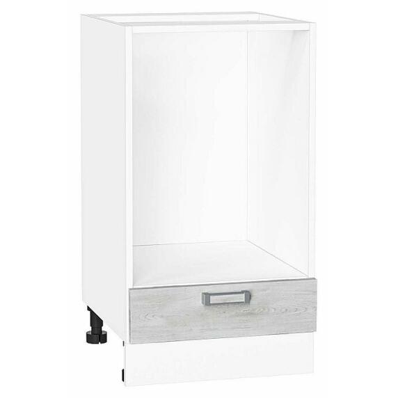 Шкаф нижний под духовку Лофт Nordic Oak/Белый 816*450*476