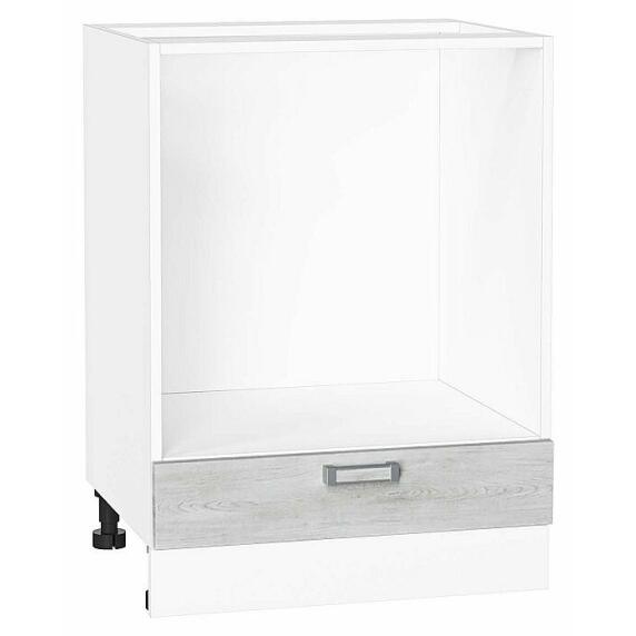 Шкаф нижний под духовку Лофт Nordic Oak/Белый 816*600*476