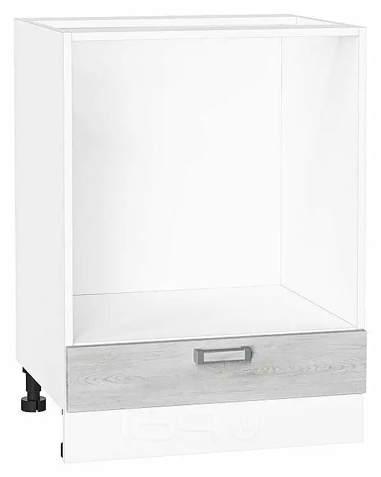 Шкаф нижний под духовку Лофт Nordic Oak/Белый 816*600*476