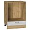 Шкаф нижний под духовку Лофт Nordic Oak/Дуб Вотан 816*600*476