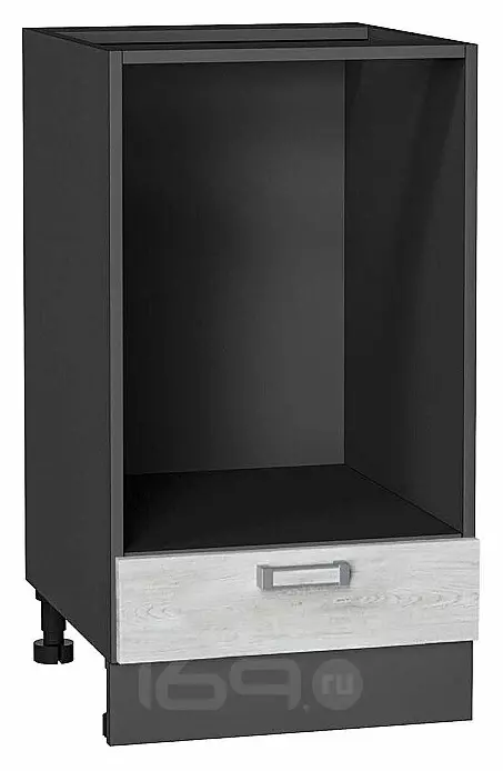 Шкаф нижний под духовку Лофт Nordic Oak/Graphite 816*450*476