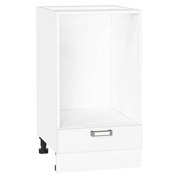 Шкаф нижний под духовку Лофт White Silk/Белый 816*450*476