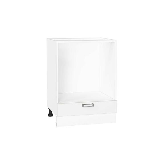 Шкаф нижний под духовку Лофт White Silk/Белый 816*600*476