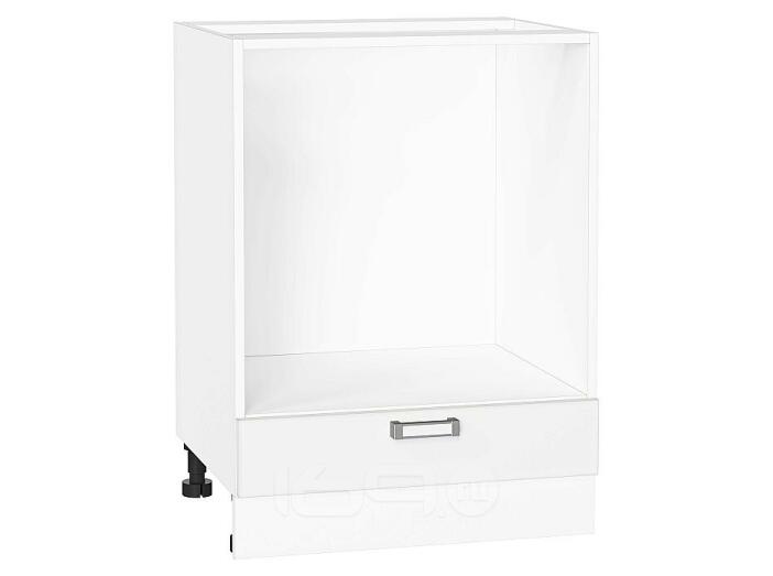 Шкаф нижний под духовку Лофт White Silk/Белый 816*600*476