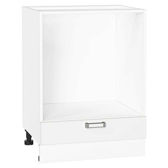 Шкаф нижний под духовку Лофт White Silk/Белый 816*600*476