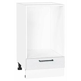 Шкаф нижний под духовку Сканди White Silkwood/Белый 816*450*476