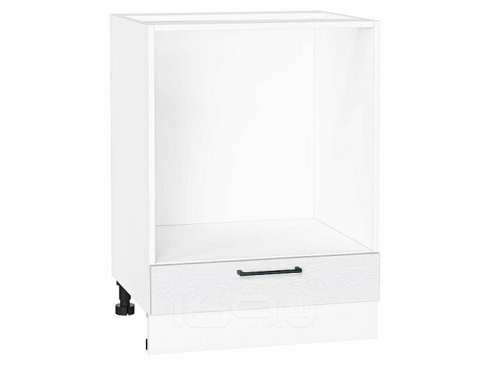 Шкаф нижний под духовку Сканди White Silkwood/Белый 816*600*476