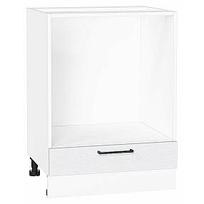 Шкаф нижний под духовку Сканди White Silkwood/Белый 816*600*476