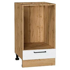 Шкаф нижний под духовку Сканди White Silkwood/Дуб Вотан 816*450*476