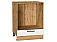 Шкаф нижний под духовку Сканди White Silkwood/Дуб Вотан 816*600*476
