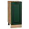 Шкаф нижний с 1-ой дверцей Дублин Special Green/Дуб Вотан 816*350*478
