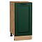 Шкаф нижний с 1-ой дверцей Дублин Special Green/Дуб Вотан 816*400*478