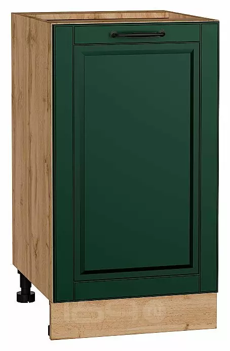 Шкаф нижний с 1-ой дверцей Дублин Special Green/Дуб Вотан 816*450*478